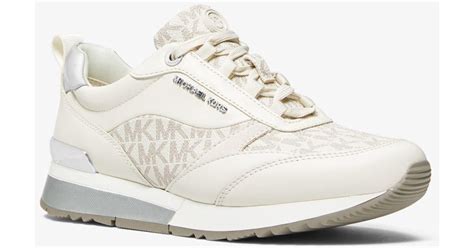 michael kors allie stride trainer|allie stride leather trainer.